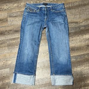 Banana Republic Denim Blue Jean capri pants size 12